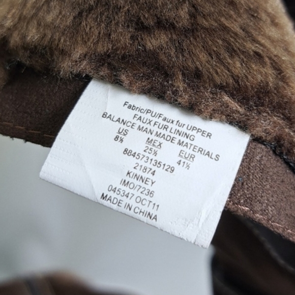 Canyon River Blues Suede Fur Lined Knee High Winter Women's Brown Boots 8 1/2 - Picture 11 of 16